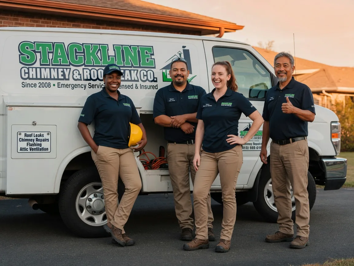 Chimney flashing repair company in Claremont, MN